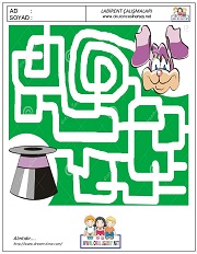 anaokulları için Labirent Bulmaca